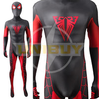 Miles Morales 10th Anniversary Suit Costume Cosplay Spider-Man Bodysuit For Men Kids Unibuy