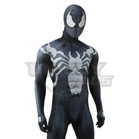 Marvel Rivals Venom Costume Cosplay Suit Eddie Brock Bodysuit For Kids Adult