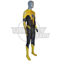 Green Lantern: Emerald Knights Yellow Lanterns Costume Cosplay Suit Sinestro Corps Bodysuit For Kids Adult