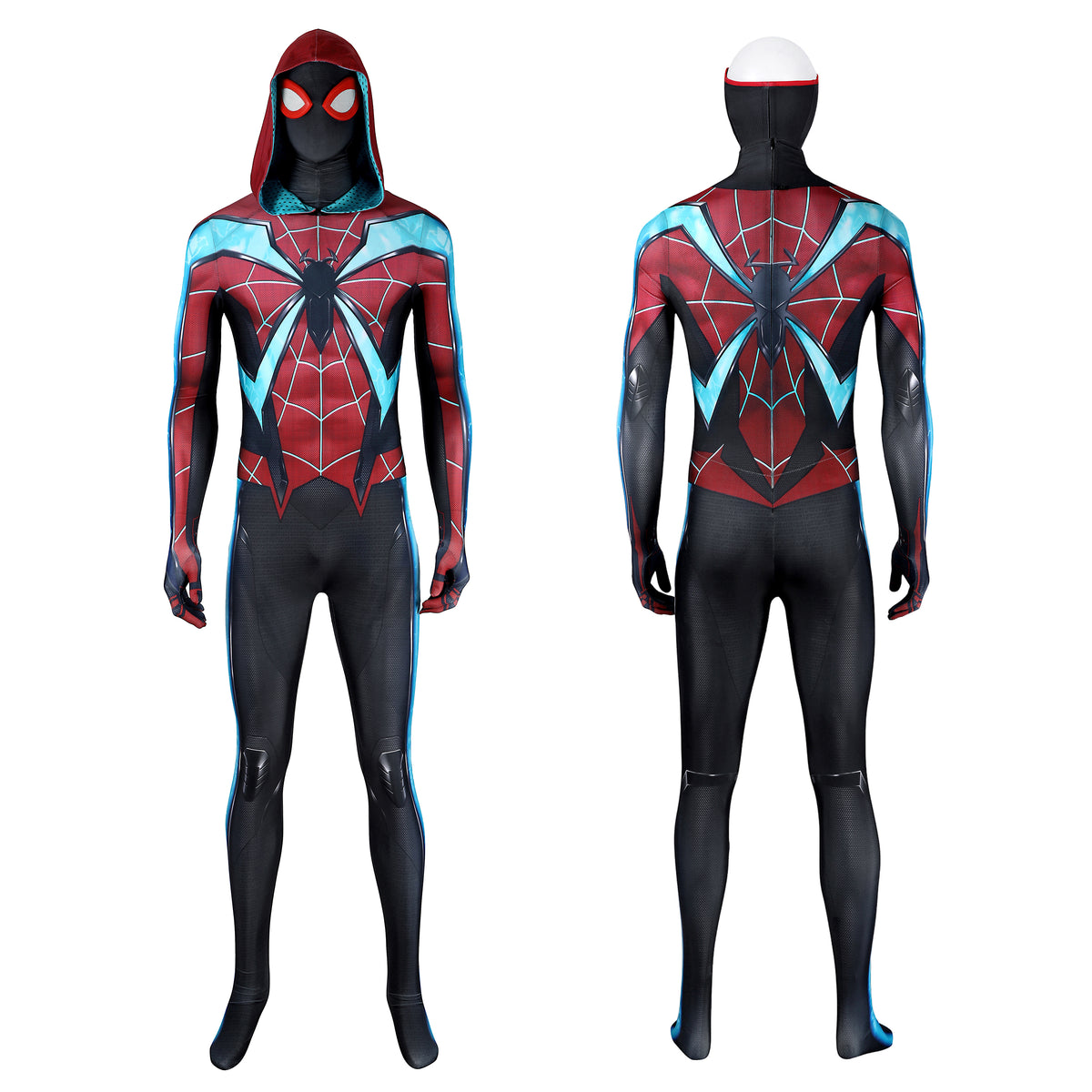 Marvel's Spider-Man 2 Miles Morales Evolved Suit Costume Cosplay