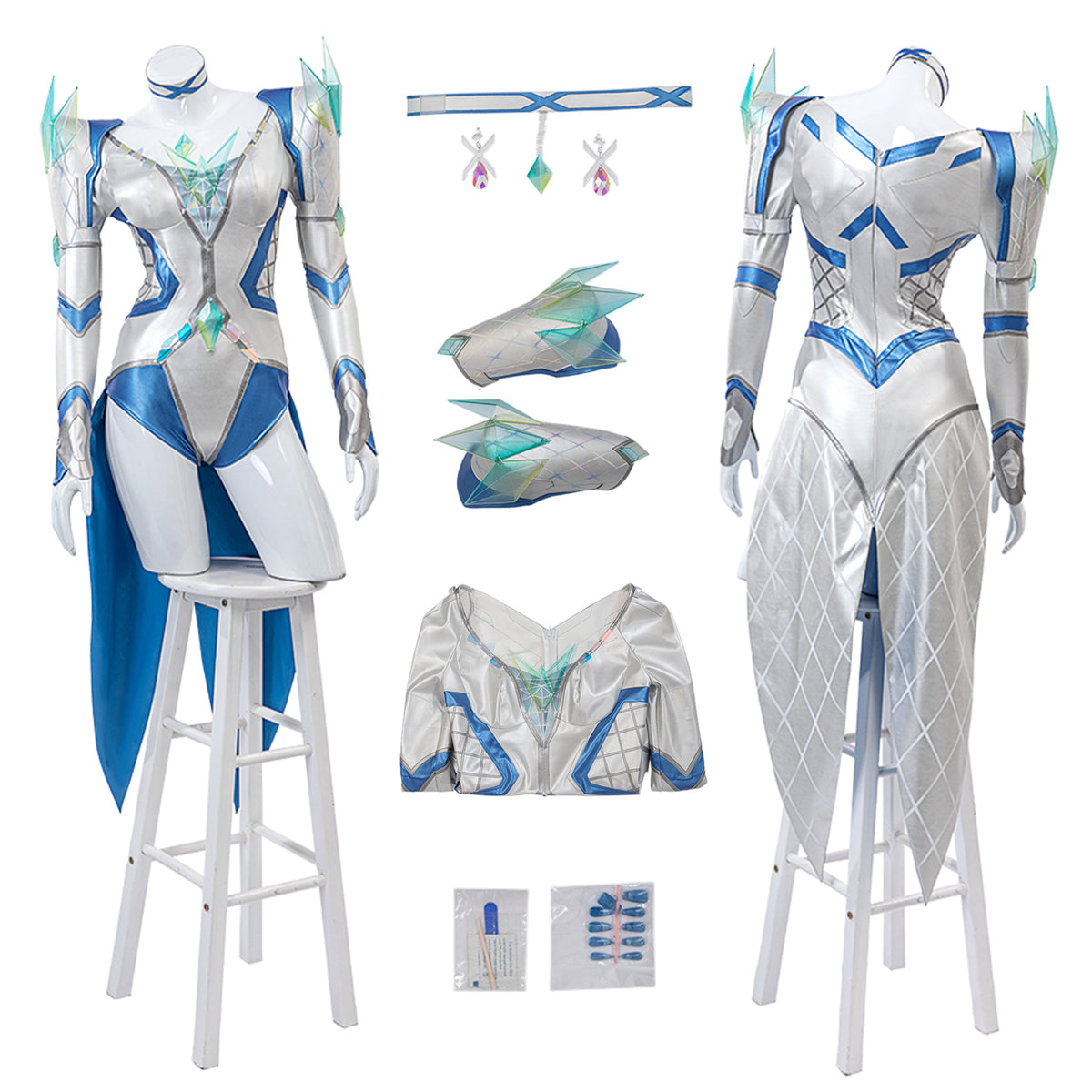 Marvel Rivals Emma Frost Costume Cosplay Suit