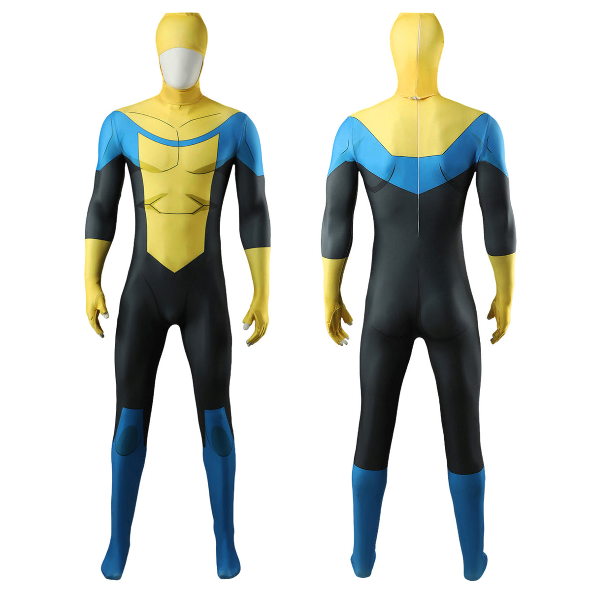 Invincible Mark Grayson Costume Cosplay Suit Bodysuit For Kids Adult