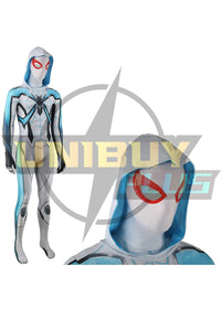Marvel's Spider-man 2 Miles Morales Bodysuit Costume Cosplay Blue For Adult Kids