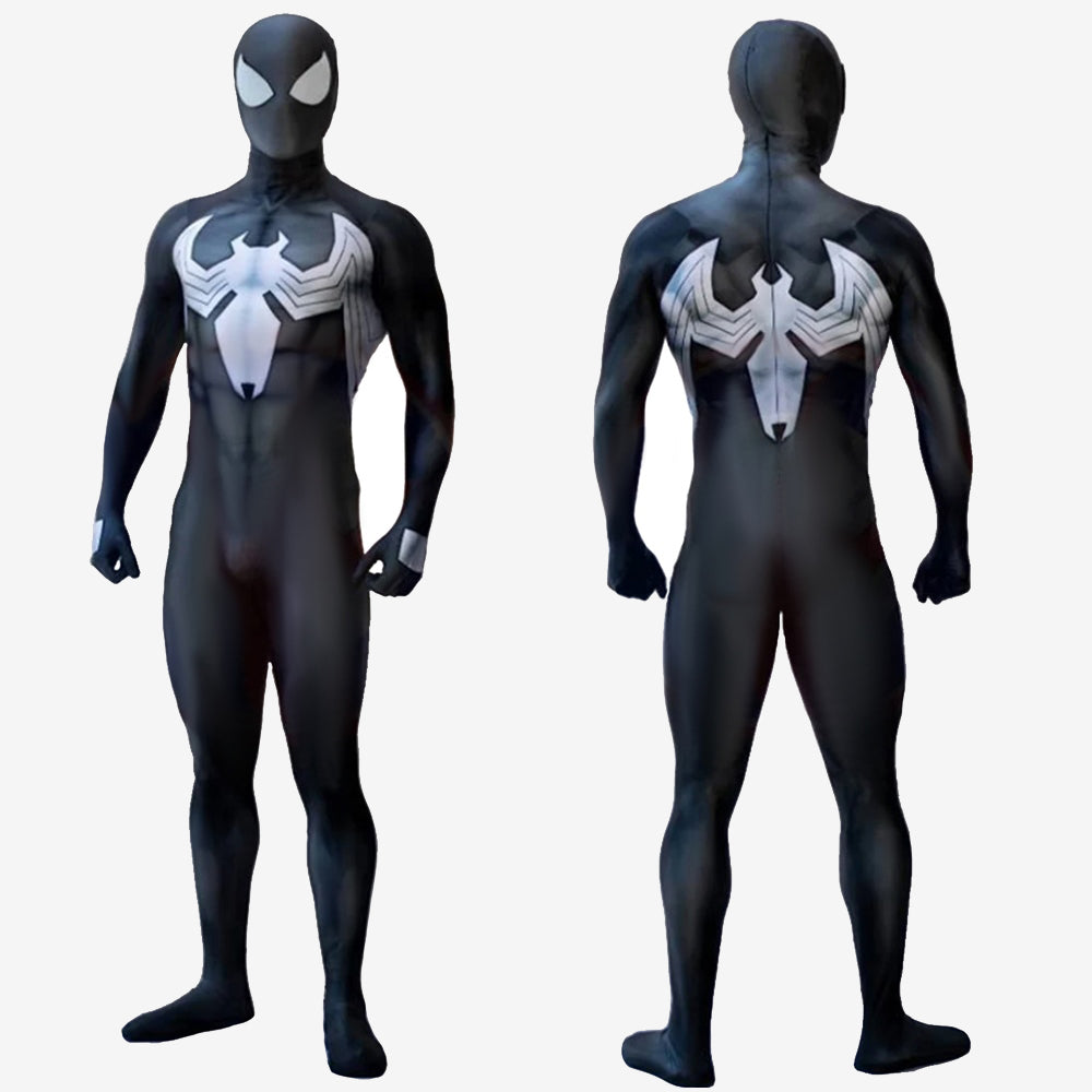 Marvel's Spider-Man Black Symbiote Suit Costume Cosplay For Kids Adult