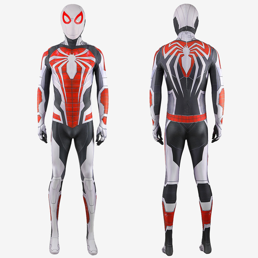 Marvel's Spider-Man 2099 White Suit Costume Cosplay Bodysuit For Men Kids