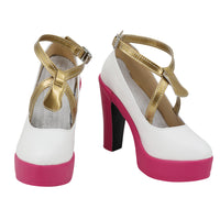Honkai Impact 3rd Rita Rossweisse Shoes Cosplay Women Boots Pink