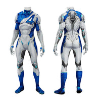 Marvel Rivals Mr. Fantastic Costume Cosplay Suit Reed Richards Bodysuit For Kids Adult