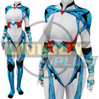 Metroid Samus Aran Costume Cosplay Suit Bodysuit For Kids Adult