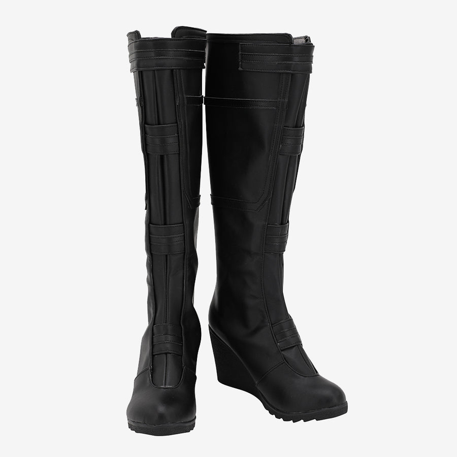 Avengers Endgame Black Widow Shoes Cosplay Natasha Romanoff Women Boots Ver 1