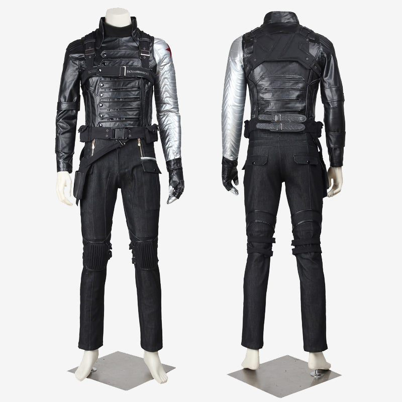 Winter Soldier Costume Cosplay Suit Bucky Barnes Unibuyplus