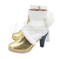 Genshin Impact Zibai Cosplay Shoes Women Boots