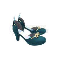 Honkai Star Rail Ruan Mei Cosplay Shoes Women Boots Plumblossom Letter