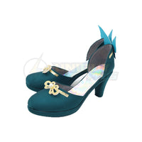 Honkai Star Rail Ruan Mei Cosplay Shoes Women Boots Plumblossom Letter