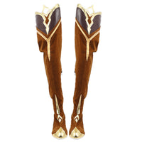 Genshin Impact Lumine Cosplay Shoes Women Boots As Heaven and Earth Are Made Anew
