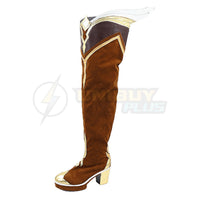 Genshin Impact Lumine Cosplay Shoes Women Boots As Heaven and Earth Are Made Anew