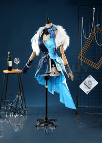 Genshin Impact Tranquil Banquet Yelan Costume Cosplay Suit