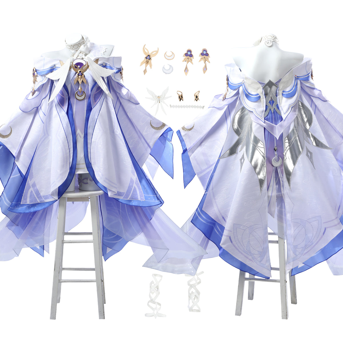 Genshin Impact Damselette Costume Cosplay Suit Columbina Hyposelenia