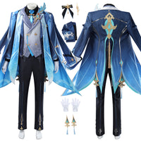 Genshin Impact Neuvillette Costume Melusent Gift Cosplay Suit