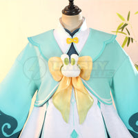 Genshin Impact Yaoyao Costume Cosplay Suit Rainlit Bamboo Reverie