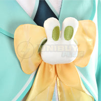 Genshin Impact Yaoyao Costume Cosplay Suit Rainlit Bamboo Reverie