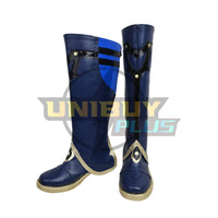 Honkai Star Rail Sunday Shoes Cosplay Men Boots Blue