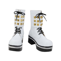 Marie Rose Shoes Cosplay Women Boots Dead or Alive White