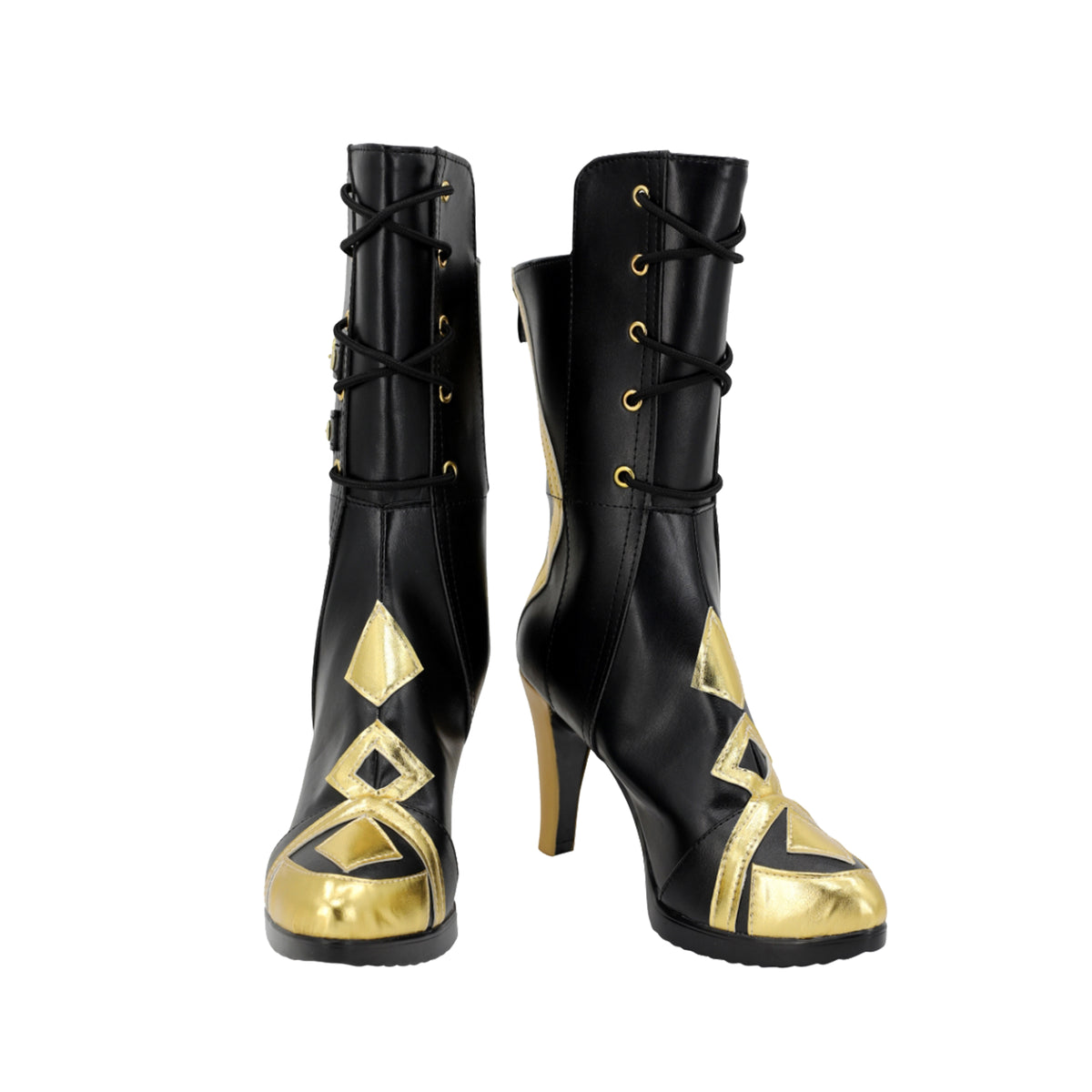 Genshin Impact Fatui Arlecchino Cosplay Shoes Women Boots