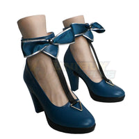 Genshin Impact Lynette Cosplay Shoes Women Boots Cafe in Seoul