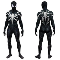 Marvel Rivals Symbiote Spider-Man Costume Cosplay Suit Bodysuit For Kids Adult