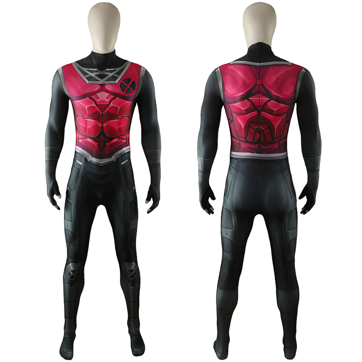 Marvel Rivals Gambit Costume Cosplay Suit Bodysuit For Kids Adult