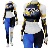 Marvel Rivals Turbo Tailwind Squirrel Girl Costume Cosplay Suit For Kids Adult
