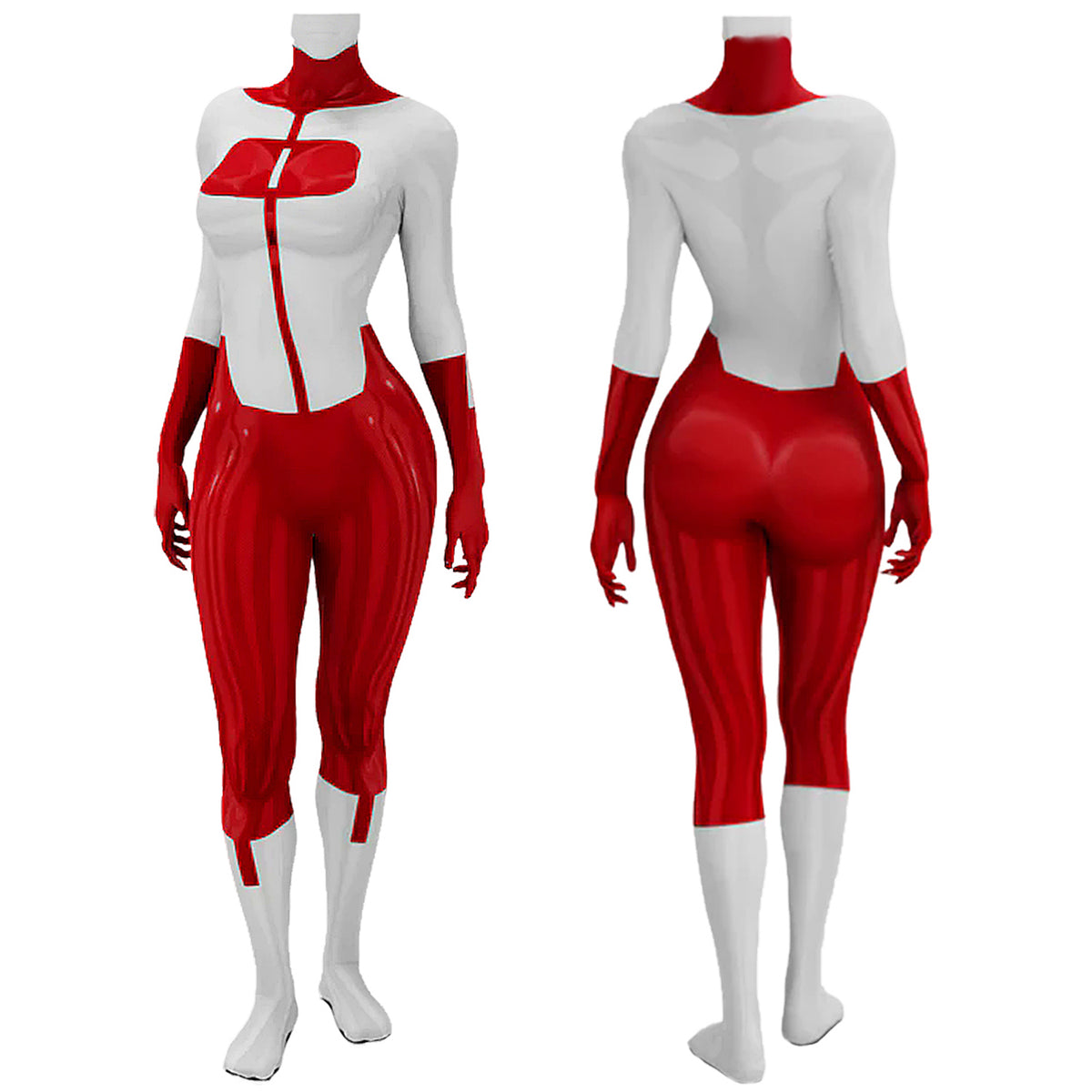 Invincible Omni-Man Female Costume Cosplay Suit For Kids Adult