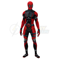 Marvel Rivals Deadpool Costume Cosplay Suit Bodysuit For Men Kids Wade Winston Wilson