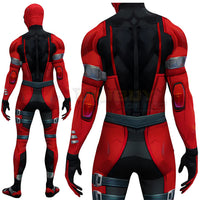 Marvel Rivals Deadpool Costume Cosplay Suit Bodysuit For Men Kids Wade Winston Wilson