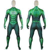 Green Lantern Bodysuit Costume Cosplay Suit For Kids Adult