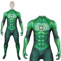 Green Lantern Bodysuit Costume Cosplay Suit For Kids Adult