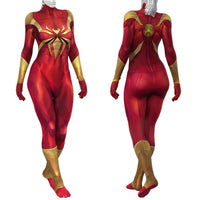 Marvel Comics Iron Spider Female Version Bodysuit Costume Cosplay Suit For Kids Adult