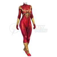 Marvel Comics Iron Spider Female Version Bodysuit Costume Cosplay Suit For Kids Adult