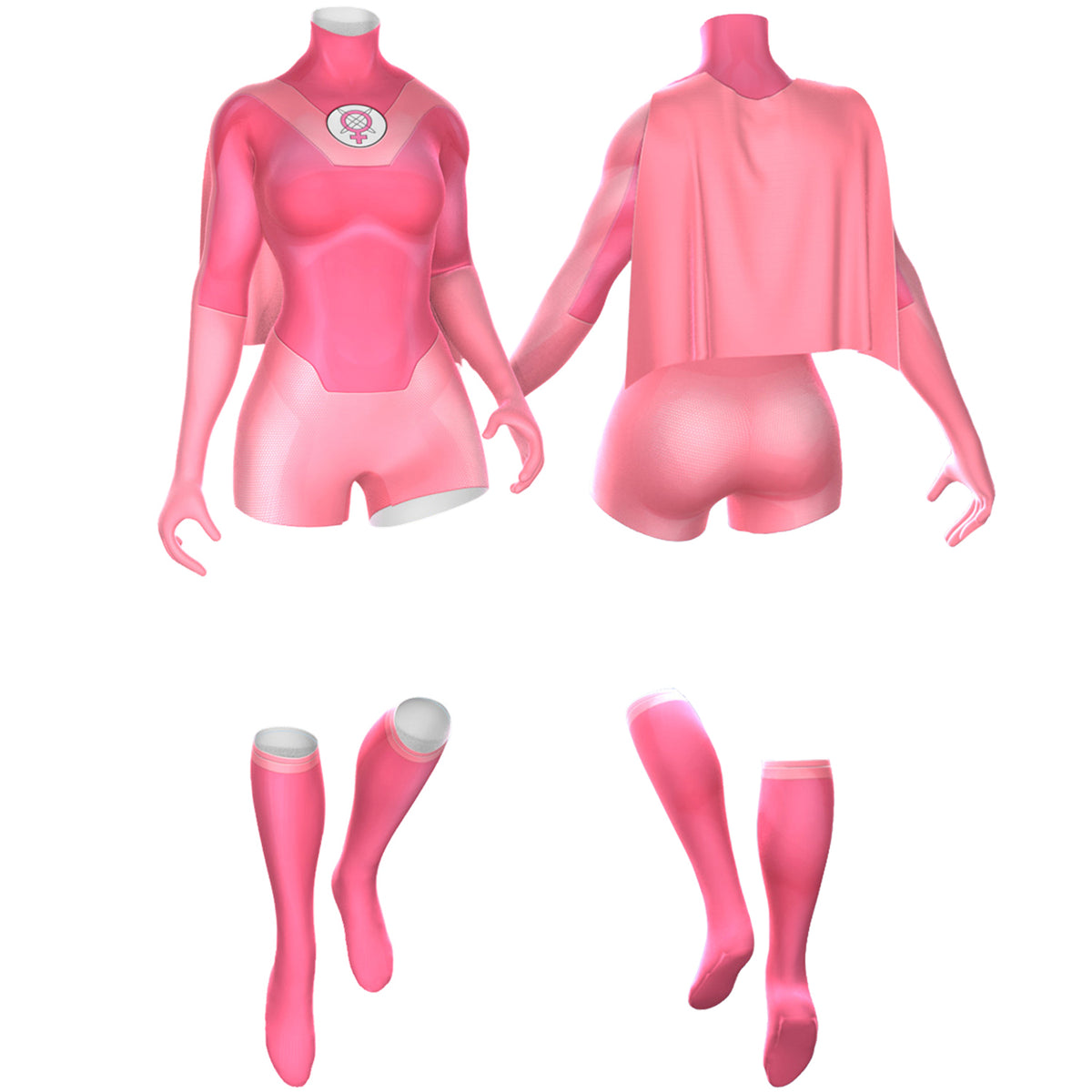 Invincible Atom Eve Bodysuit Costume Cosplay Suit For Kids Adult