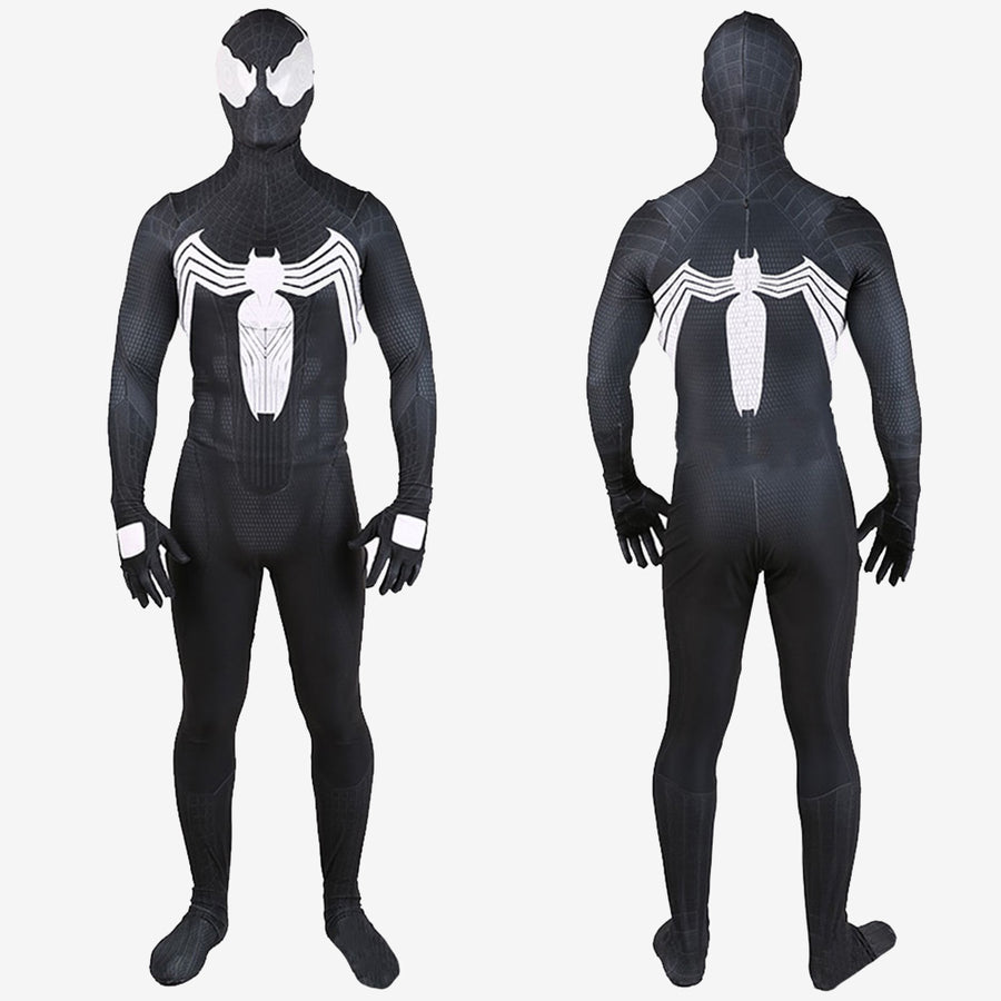Venom Symbiote Spiderman Costume Cosplay Suit For Kids Adult