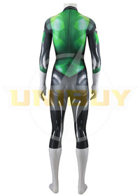 Green Lantern Jessica Cruz Cosplay Suit Bodysuit For Adult Kids