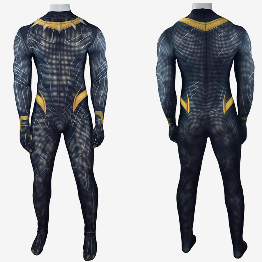Avengers Black Panther Costume Cosplay Suit For Kids Adult