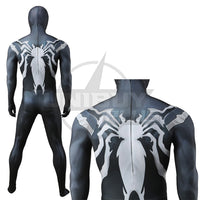 Marvel Rivals Venom Costume Cosplay Suit Eddie Brock Bodysuit For Kids Adult