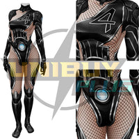 Marvel Rivals Invisible Woman 006 Costume Cosplay Suit Bodysuit For Kids Adult