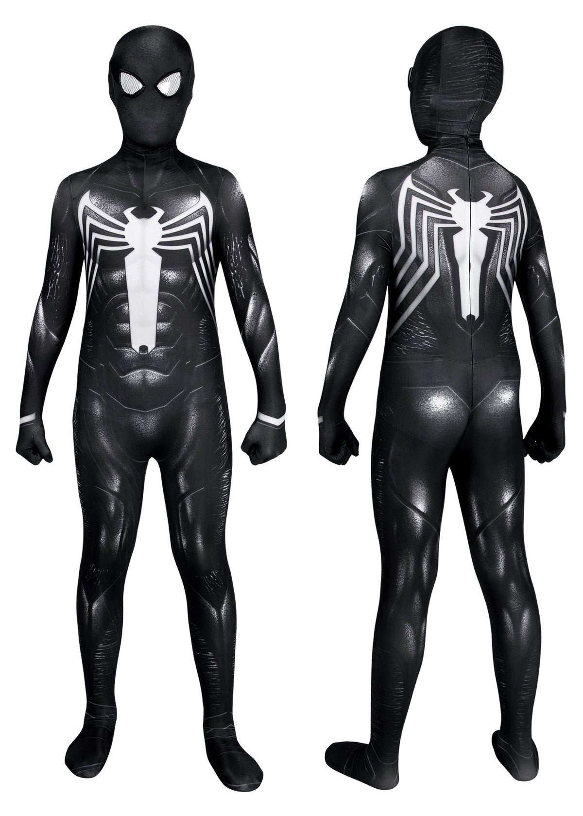 Marvel's Spider-Man 2 Venom Suit Costume Cosplay Kids