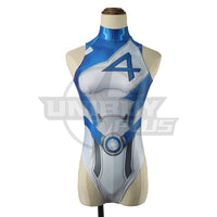 Marvel Rivals Invisible Woman Female Costume Cosplay Suit Summer Ver. For Kids Adult