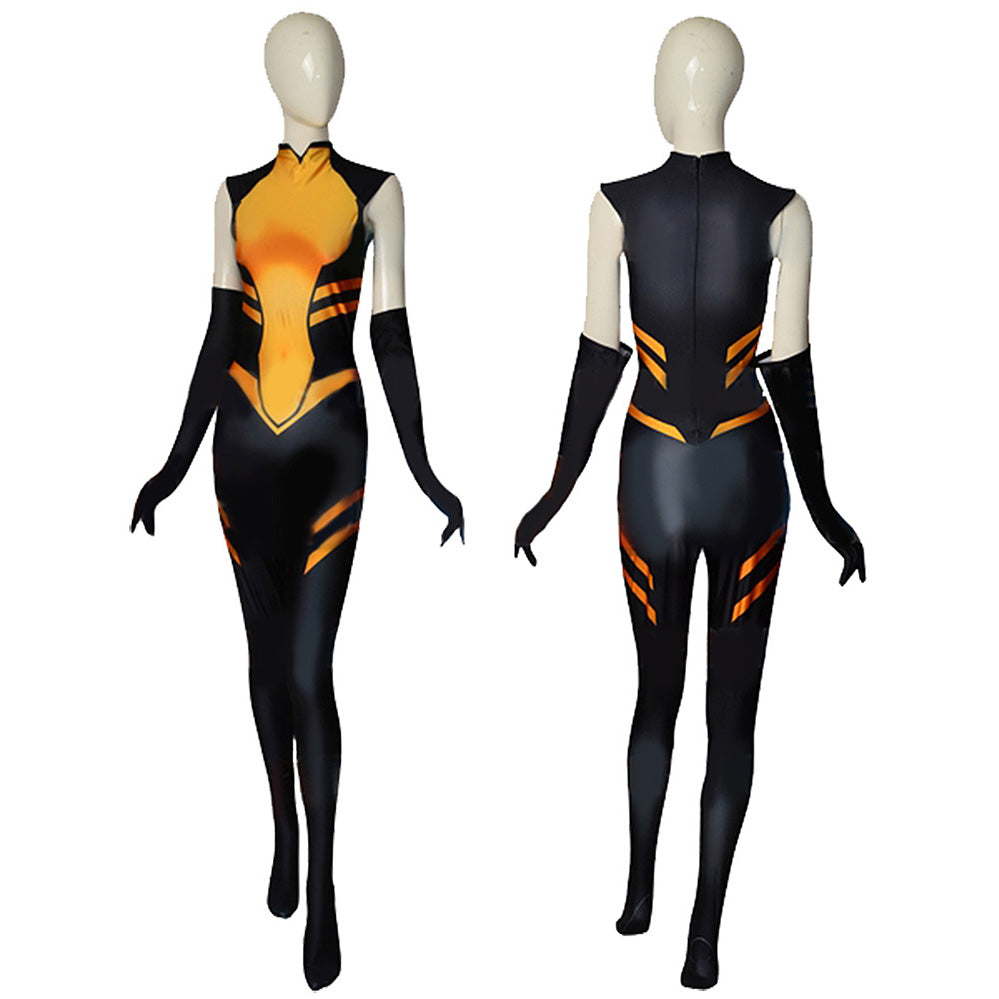 Justice League: Crisis on Two Earths Mari Jiwe McCabe Costume Cosplay Suit Bodysuit For Kids Adult