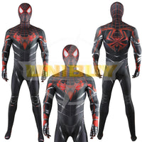 Marvel's Spider-man Miles Morales Advanced Tech Suit Bodysuit Costume Cosplay For Men Kids
