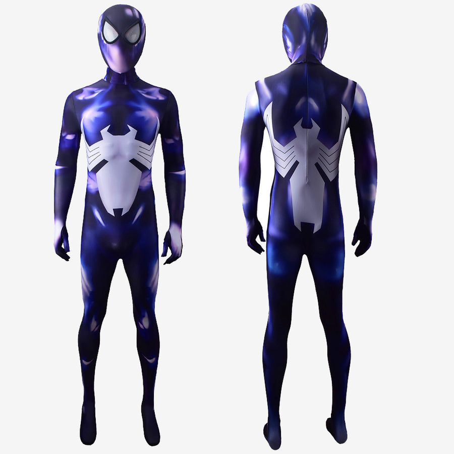 Venom Spider Man Costume Cosplay Purple Symbiote Bodysuit For Kids Adult