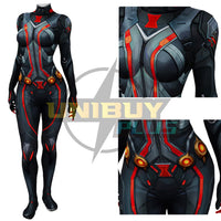 Marvel Rivals Black Widow Costume Cosplay Suit Bodysuit For Kids Adult